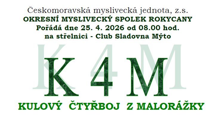 Pozvánka na K4M – OMS Rokycany 25. 4. 2026